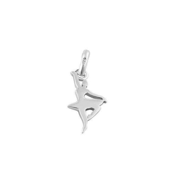 New Sterling Silver Ballerina Necklace Pendant - Picture 3 of 5
